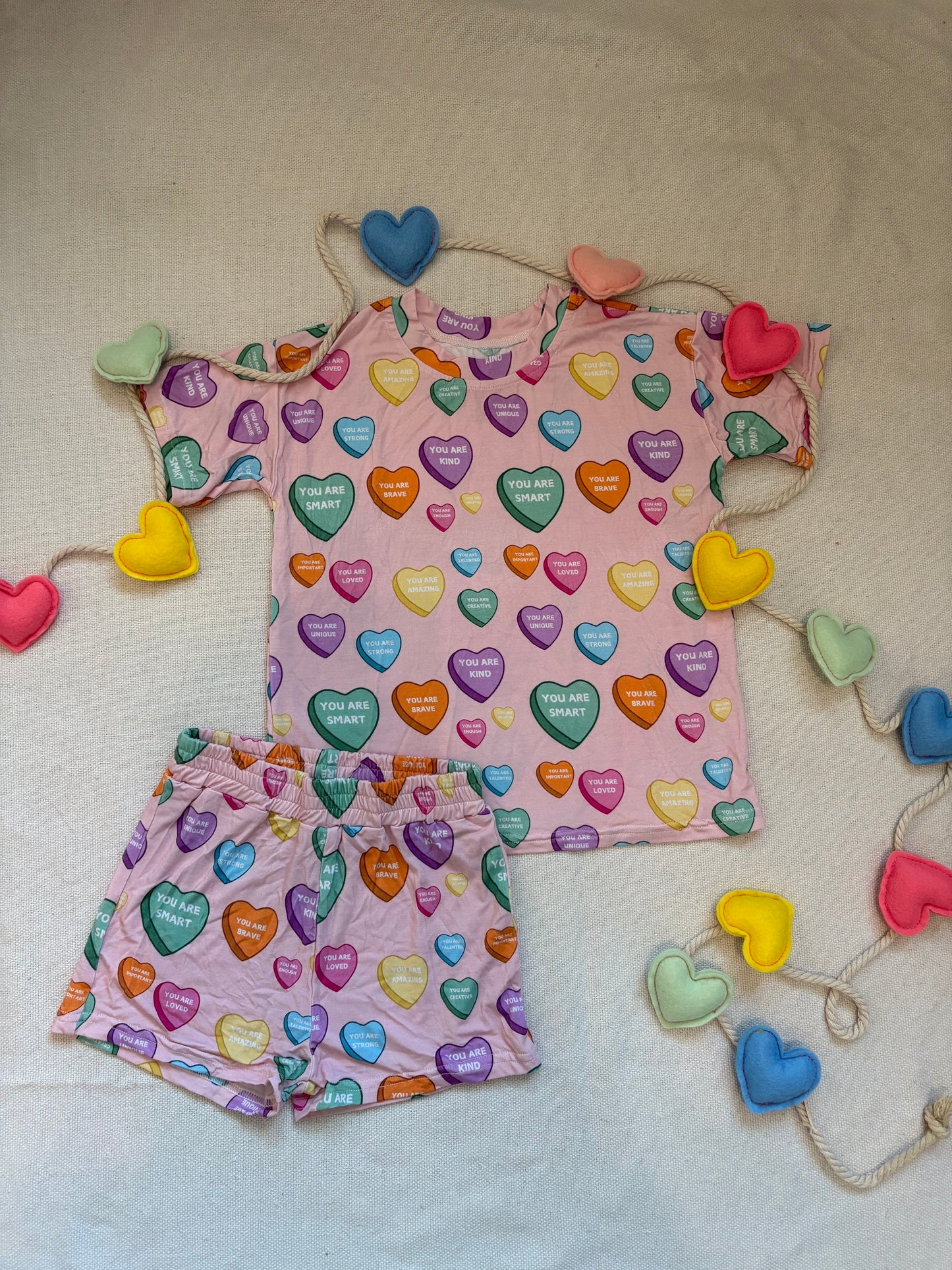 Affirmation Heart Pajamas