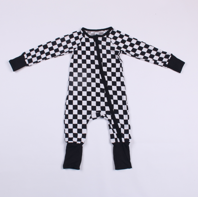 Black Checkers Pajamas