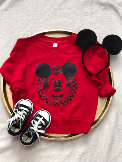 Mickey Checkers Sweatshirt